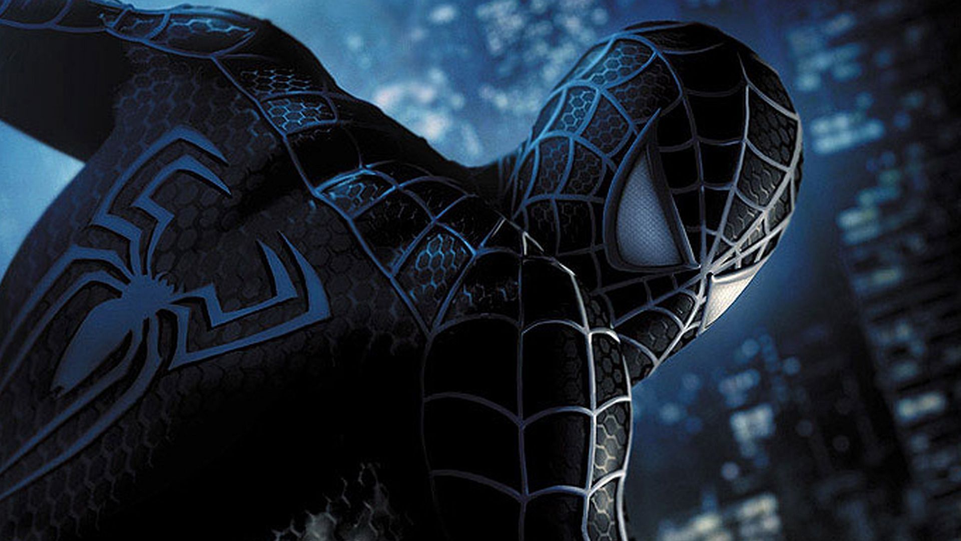 black spiderman